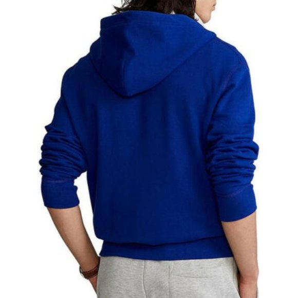 Polo Ralph Lauren RL Fleece Full-Zip Hoodie Sweatshirt Blue Men's Size XL H12461 - Picture 6 of 10